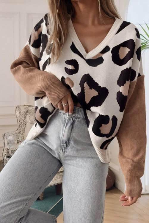 Leopard Sweater (Preorder)