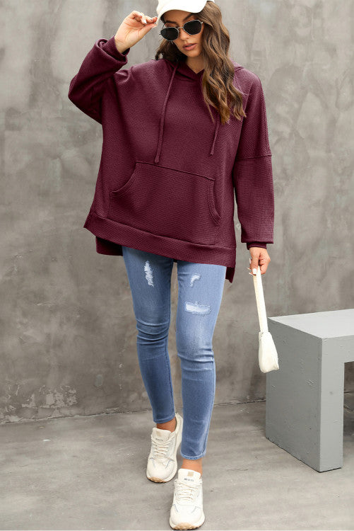 Waffle Knit Hoodie (Preorder)