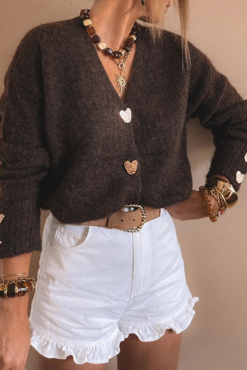 Heart Button Cardigan (preorder)