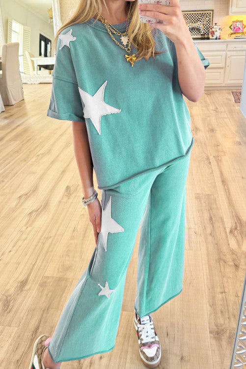 Teal Star Two Piece Set (Preorder)