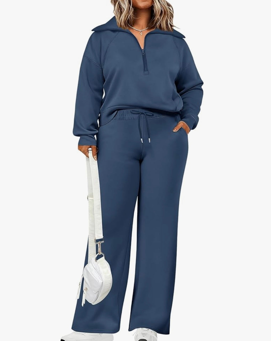 Plus Navy Two Piece Set (Preorder)