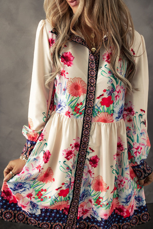 Printed Floral Dress (Preorder)