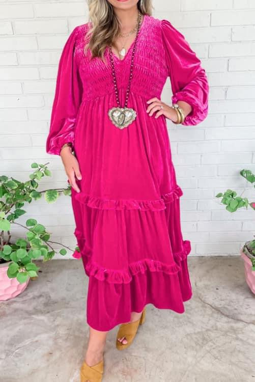 Velvet Maxi Dress (Preorder)
