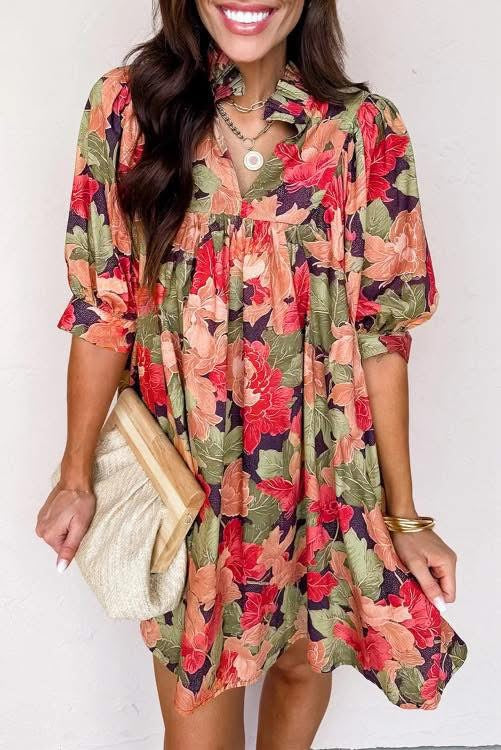 Floral Printed Dress (Preorder)