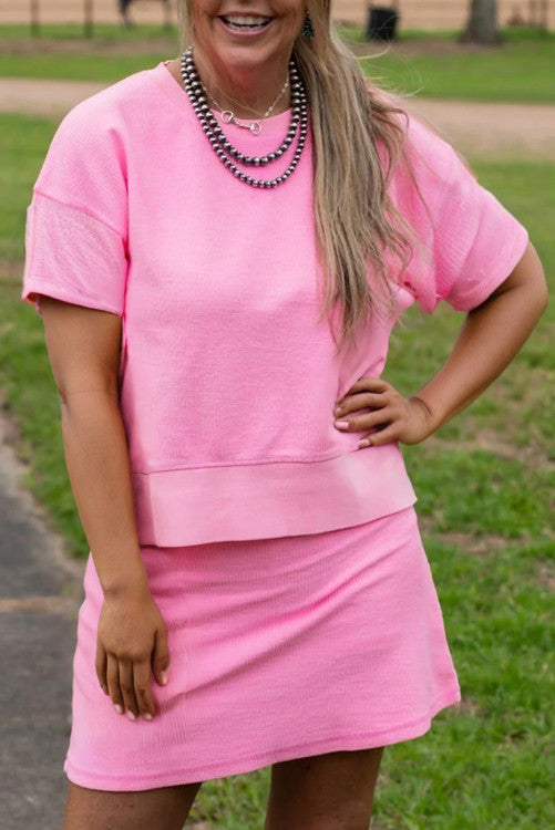 Plus Pink Two Piece Set (Preorder)
