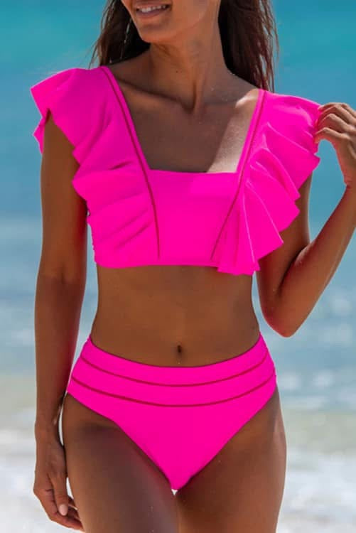 Pink Two Piece Swimsuit (Preorder)