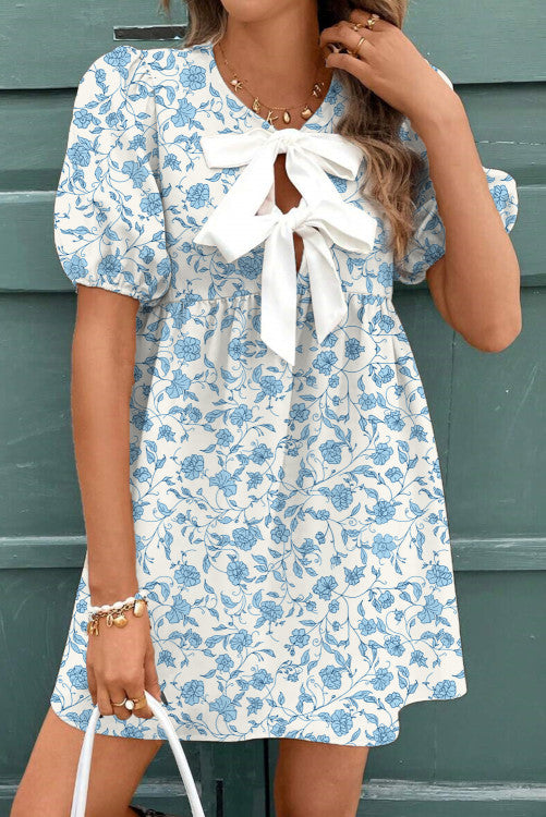 Floral Bow Dress (Preorder)
