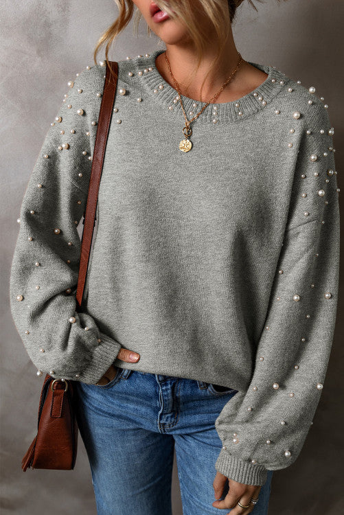 Pearl Detail Sweater (Preorder)