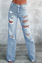 Load image into Gallery viewer, Distressed Denim Jeans (Preorder)
