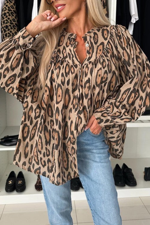 Leopard Oversized Tunic (preorder)