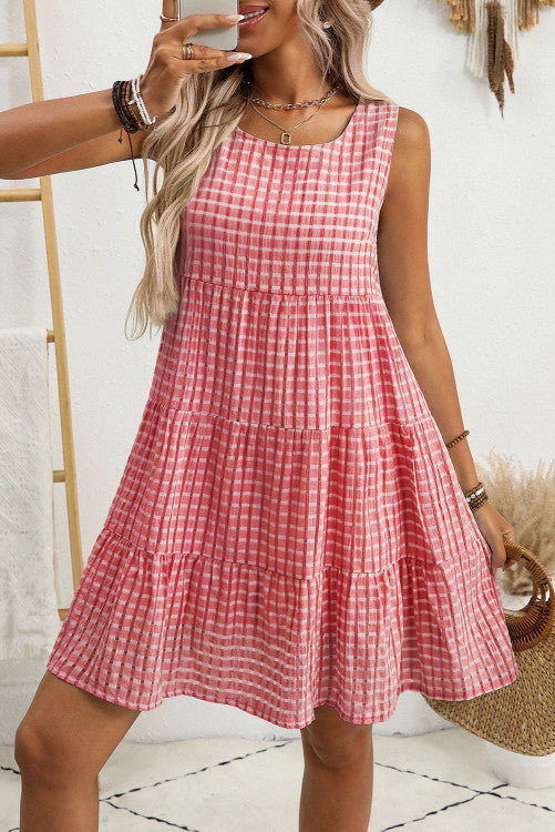Red Gingham Dress (Preorder)