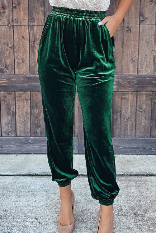 Velvet Joggers (Preorder)