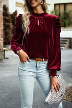 Load image into Gallery viewer, Tie Back Velvet Top (Preorder)

