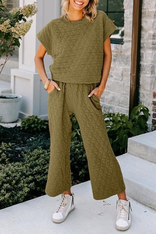 Quilted Two Piece Set (Preorder)