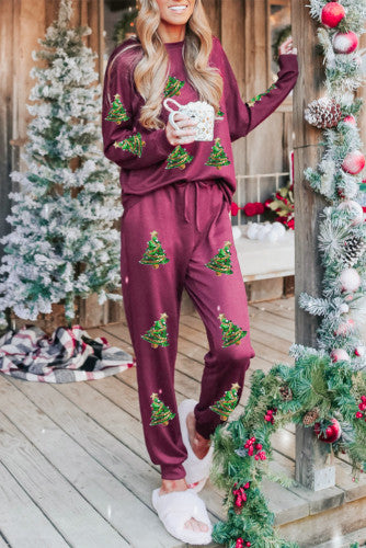 Christmas Tree Loungewear Set (Preorder)