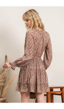Load image into Gallery viewer, Boho Leaf Print Dress
