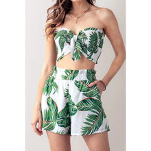 Load image into Gallery viewer, Tropical Leaf Two Piece Set
