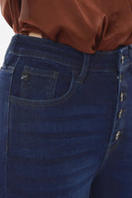 Load image into Gallery viewer, KanCan Super Dark Skinny Button Fly Denim
