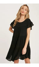 Load image into Gallery viewer, Ruffle Hem Tiered Babydoll Dress
