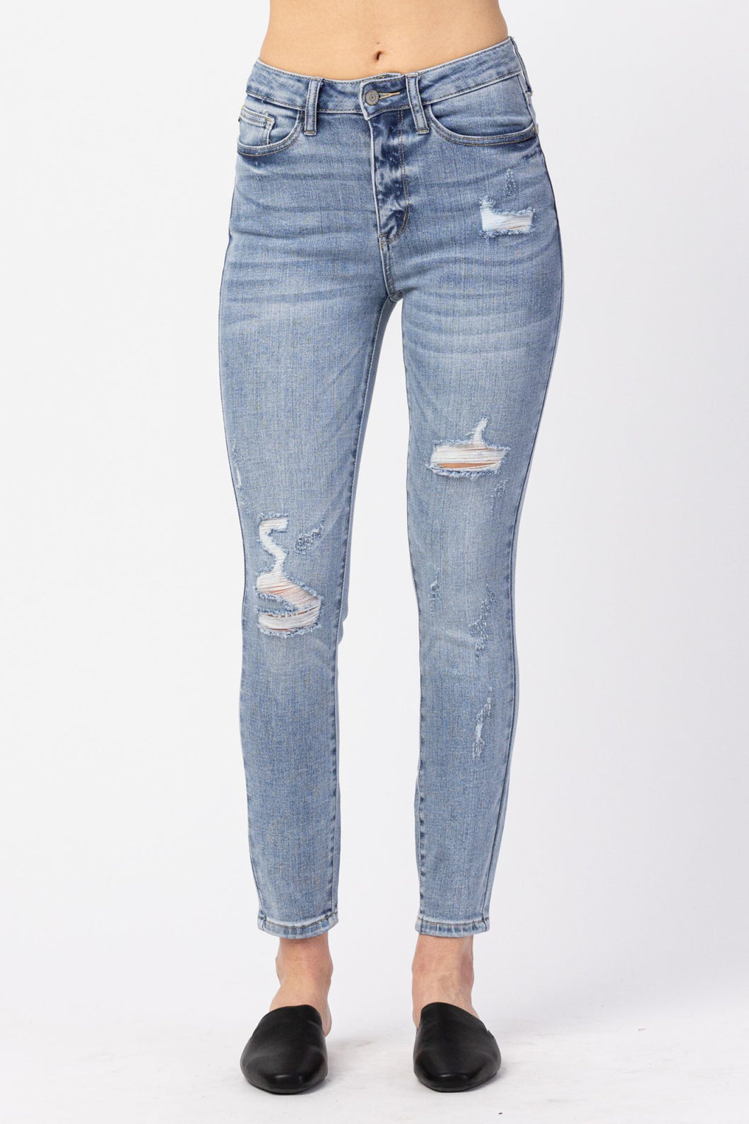 Judy Blue Distressed Skinny