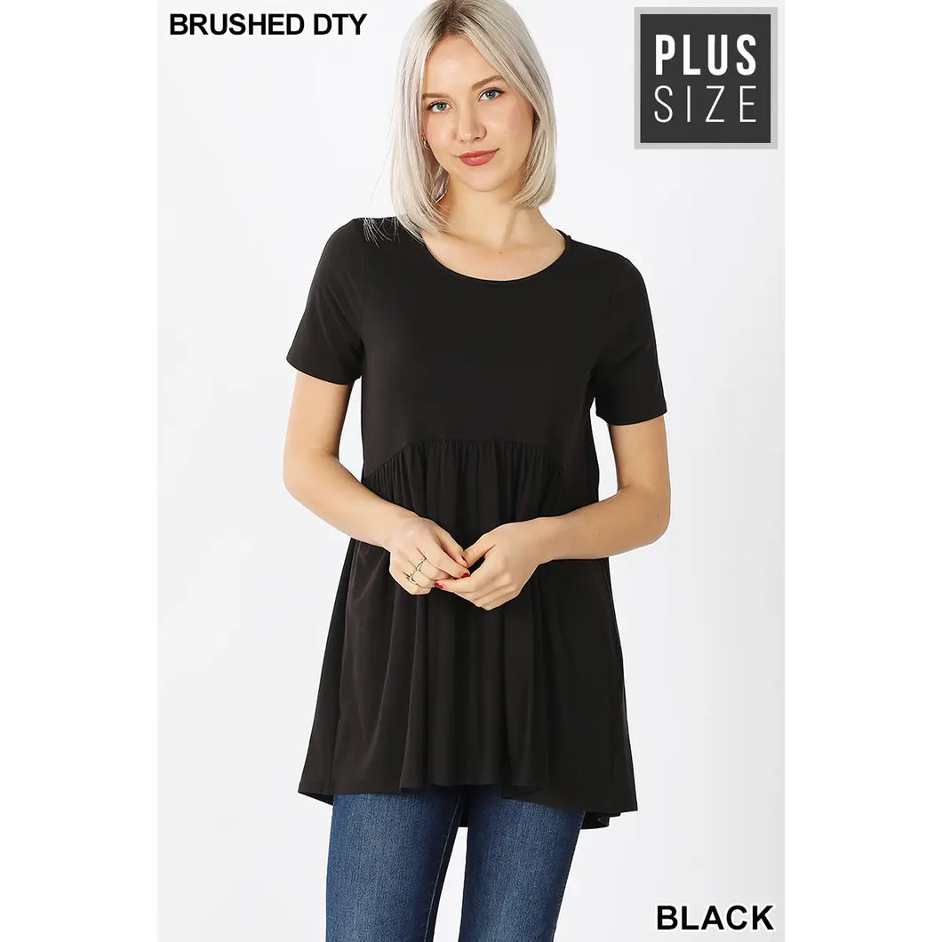 Plus Size Babydoll Tee