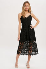 Load image into Gallery viewer, Crochet Lace Midi Dress
