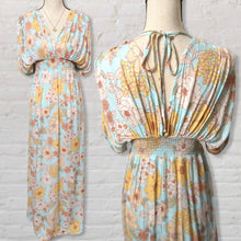 Load image into Gallery viewer, Floral Tie Back Maxi Dress
