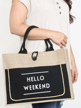 Load image into Gallery viewer, Hello Weekend Tote Bag
