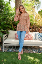 Load image into Gallery viewer, Boho off the Shoulder Blouse
