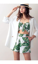 Load image into Gallery viewer, Tropical Leaf Two Piece Set
