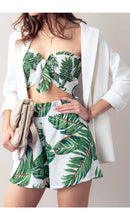 Load image into Gallery viewer, Tropical Leaf Two Piece Set
