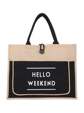 Load image into Gallery viewer, Hello Weekend Tote Bag

