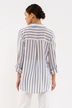 Load image into Gallery viewer, Double Pocket Striped Button Down
