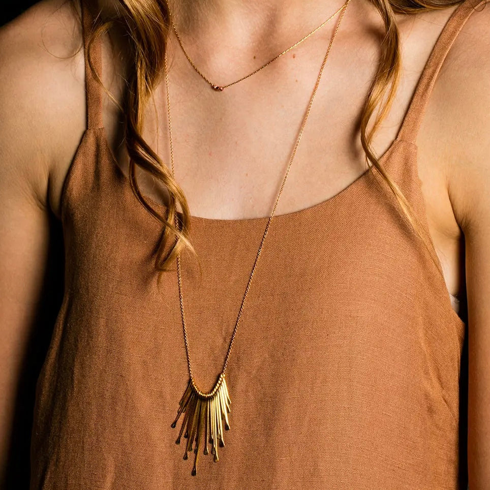 Rain Pendant Necklace