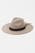 Load image into Gallery viewer, Braided Strap Fedora Hat
