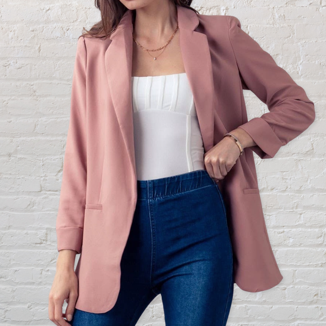 Blush Stretch Blazer