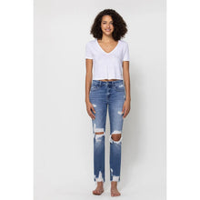 Load image into Gallery viewer, Flying Monkey Comfort Stretch Slim Straight Distressed Denim
