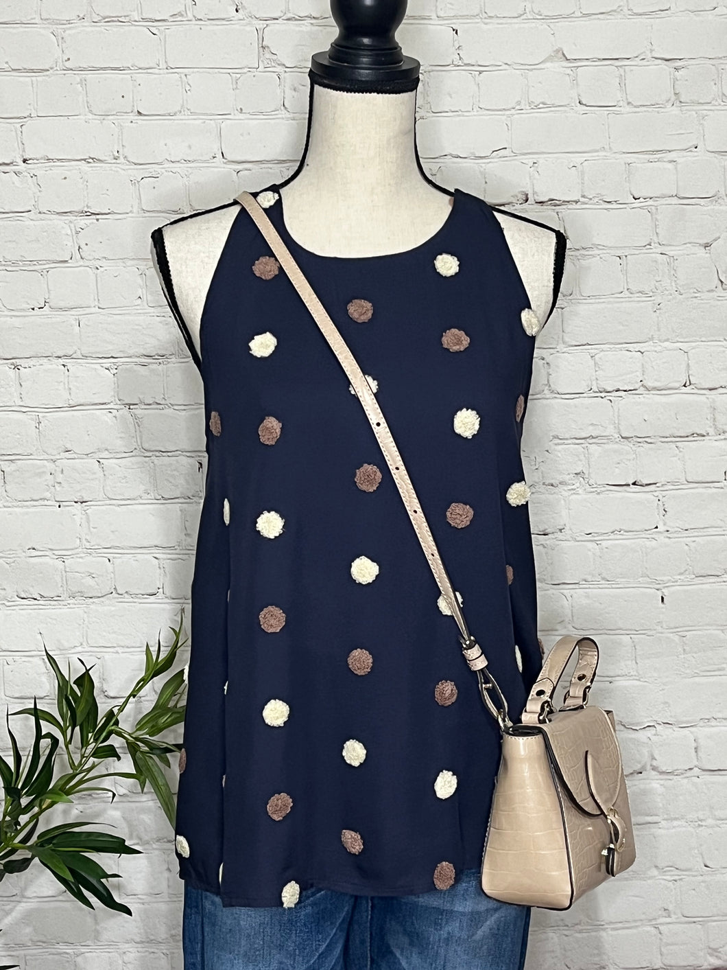 Textured Dot Top