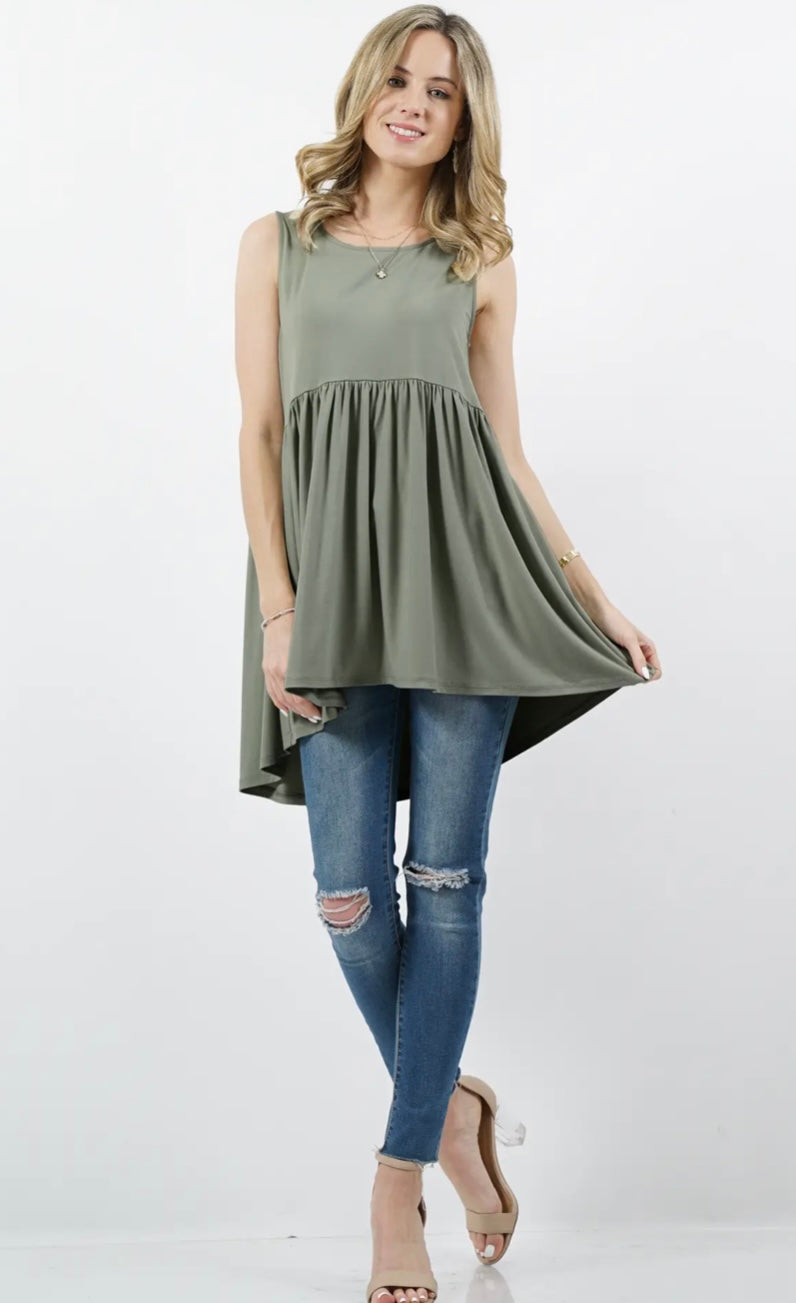 Babydoll Tunic Tank