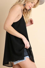 Load image into Gallery viewer, V-Neck Chiffon Tunic Tank
