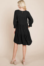 Load image into Gallery viewer, Swiss Dot Black Dress
