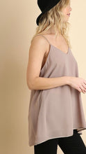 Load image into Gallery viewer, V-Neck Chiffon Tunic Tank
