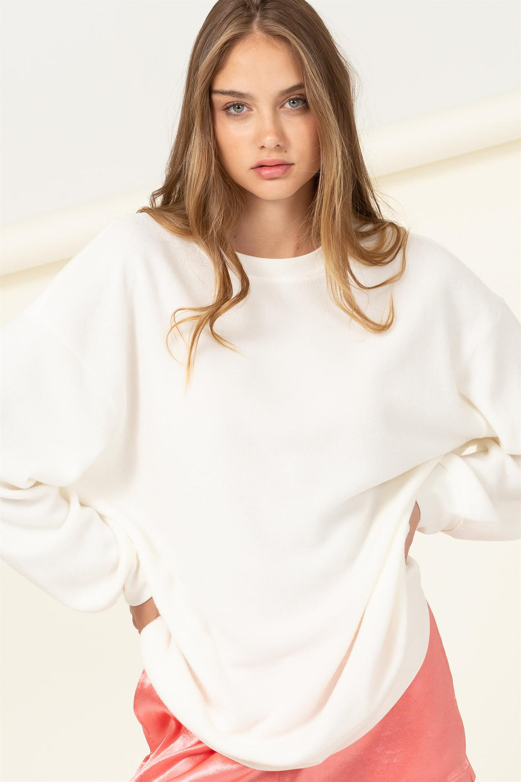 Fleece Tunic Sweatshirt