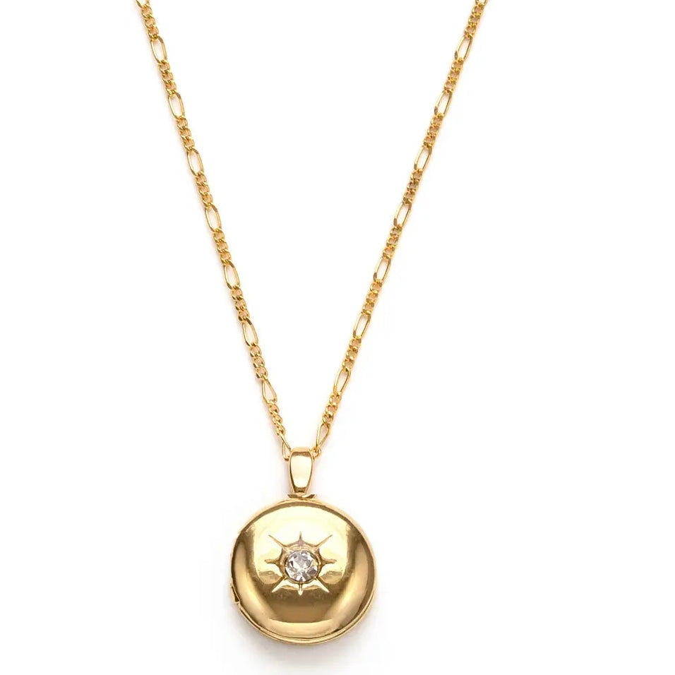 Round Locket Necklace