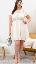 Load image into Gallery viewer, Plus Size Lace Yoke Dress
