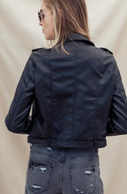 Load image into Gallery viewer, Faux Leather Moto
