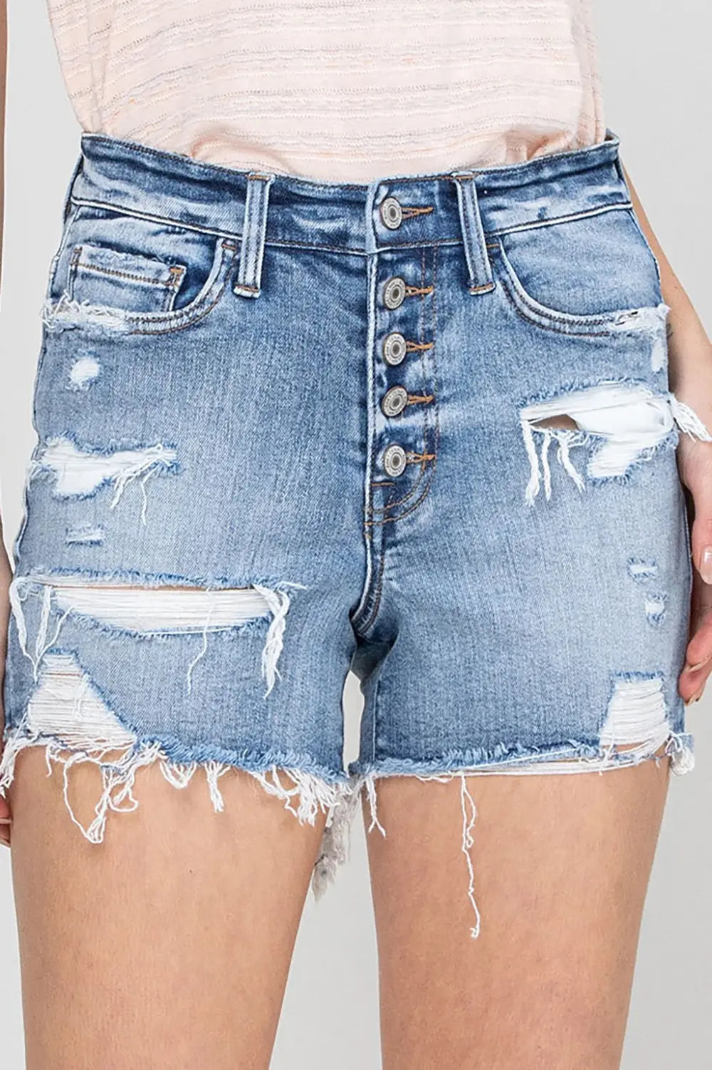 Vervet by Flying Monkey Stretch High Rise Shorts