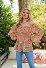 Load image into Gallery viewer, Boho off the Shoulder Blouse

