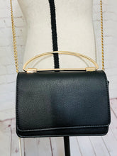 Load image into Gallery viewer, Faux Leather Rectangle Top Handle Bag
