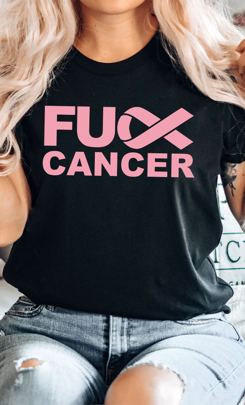 FU Cancer Ribbon Graphic Tee